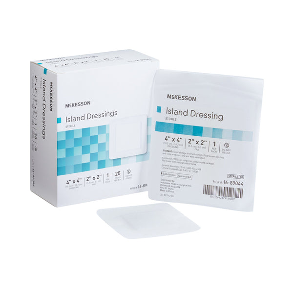 McKesson Island Dressing 4 X 4 Inch Square Sterile (491826_EA) 1/EA