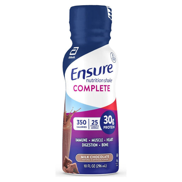 Ensure® Complete Oral Supplement Milk Chocolate Flavor Liquid 10 oz. Bottle (1194662_BT) 1/BT