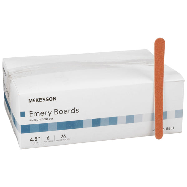 McKesson Emery Board Terra Cotta 4-1/2 Inch (1081898_PK) 6/PK