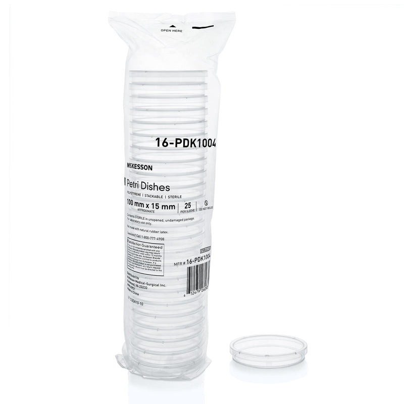 McKesson Petri Dish Polystyrene (1198176_CS) 500/CS
