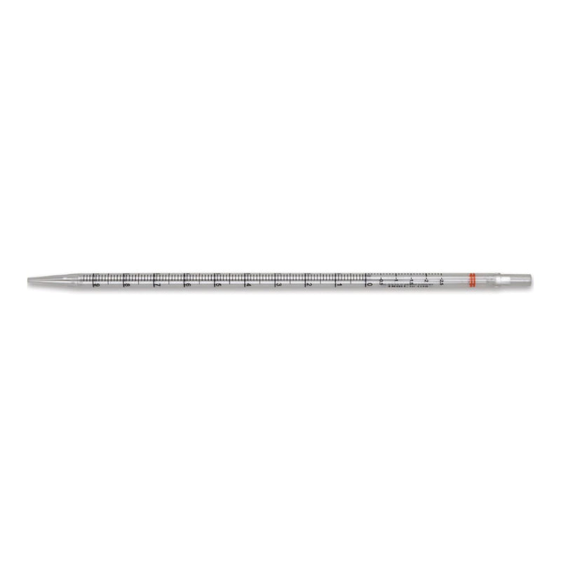McKesson Serological Pipette 10 mL 0.1 mL Graduation Increments / 2.5 mL Negative Graduations Sterile (1176007_CS) 200/CS