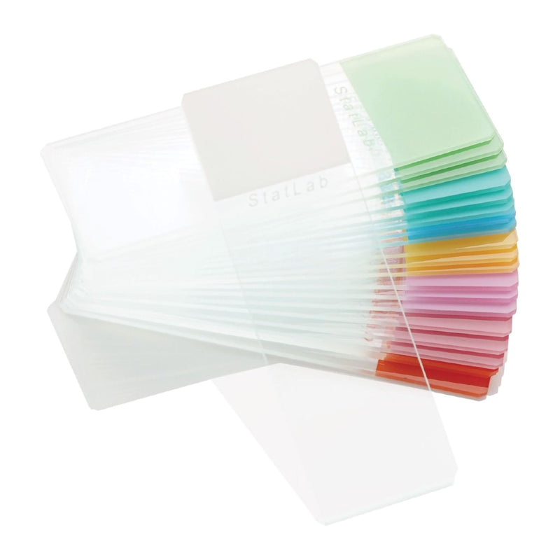 ColorView™ Adhesion Microscope Slide 25 X 75 X 1 mm White End (1004152_GR) 1/GR
