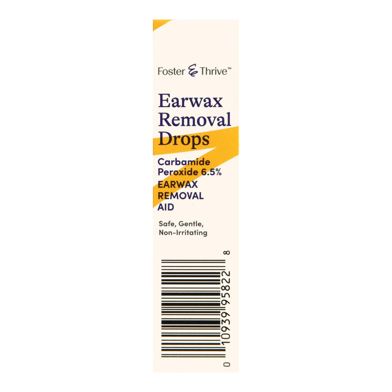 Foster & Thrive™ Ear Wax Remover 0.5 oz. Otic Drops 6.5% Strength Carbamide Peroxide (1244614_EA) 1/EA
