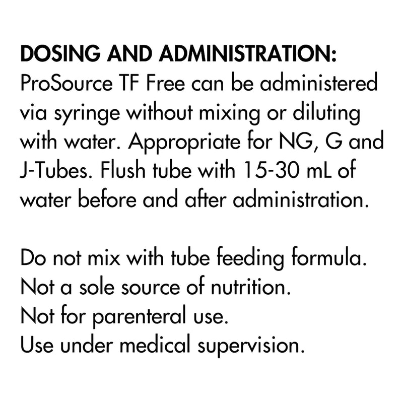 ProSource® TF Free Tube Feeding Formula Unflavored Liquid 1.5 oz. Pouch (1190792_PK) 1/PK