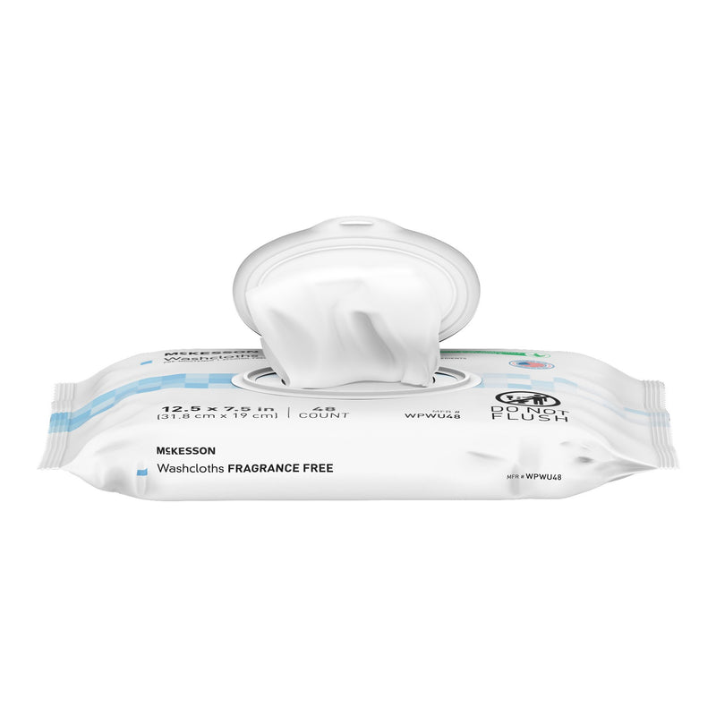 McKesson Personal Cleansing Wipe Soft Pack Unscented 48 Count (1246811_PK) 48/PK