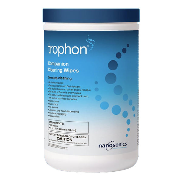 trophon® Cleaning Wipe 100 Count For trophon®2 Ultrasound Probe (1215612_CS) 6/CS
