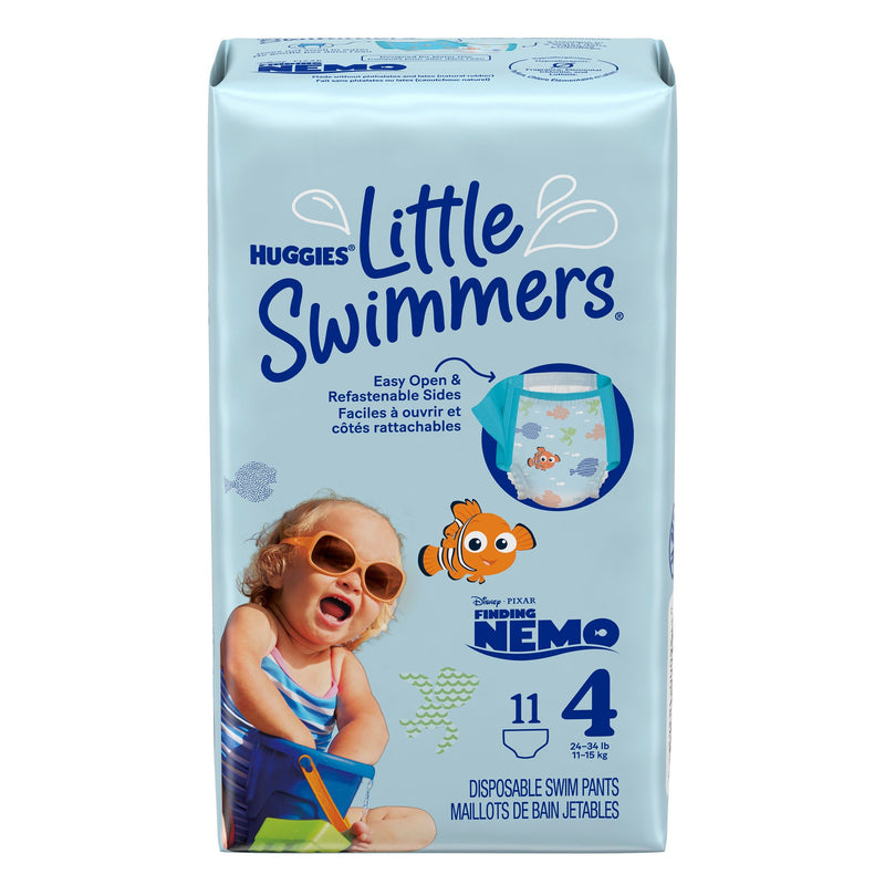 Huggies® Little Swimmers® Unisex Baby Swim Diaper Size 4 Disposable Heavy Absorbency (812721_PK) 11/PK