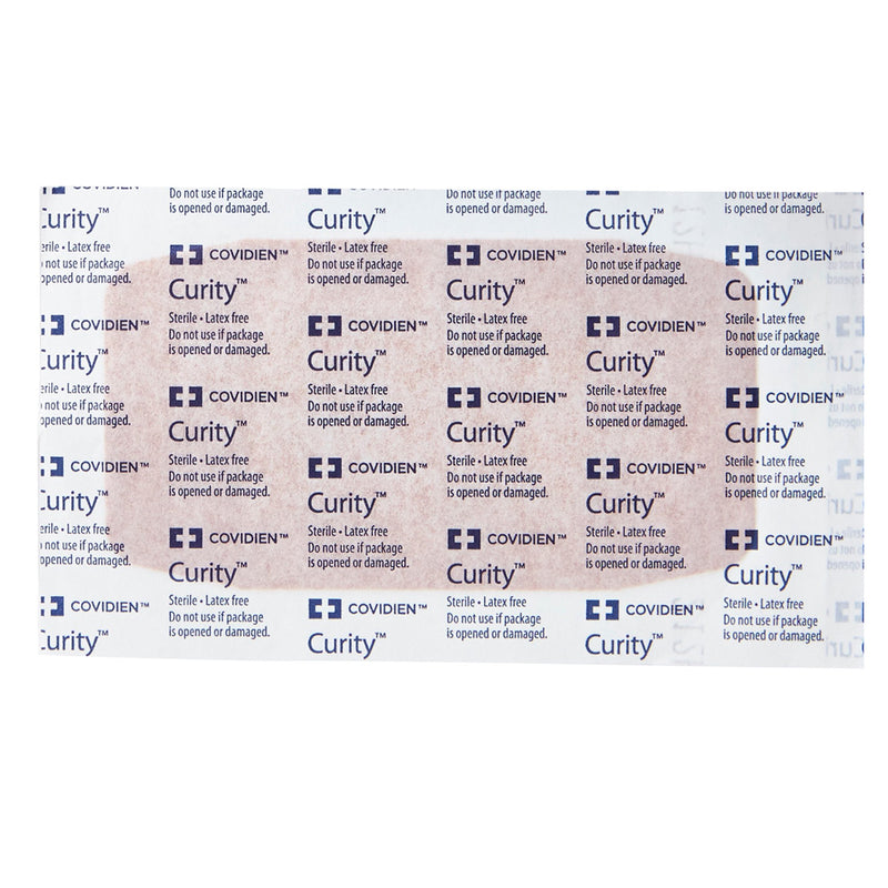 Curity™ Adhesive Strip 2 X 3-1/4 Inch Fabric Rectangle Tan Sterile (733744_CS) 600/CS