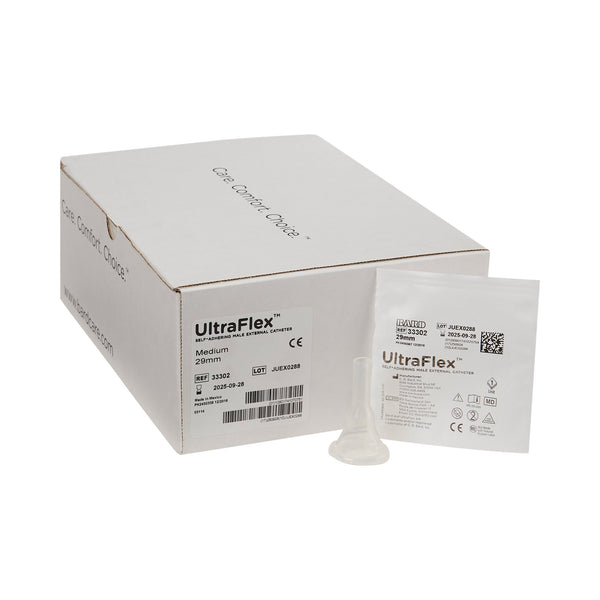 UltraFlex® Male External Catheter Self-Adhesive Band Silicone Medium (635137_EA) 1/EA
