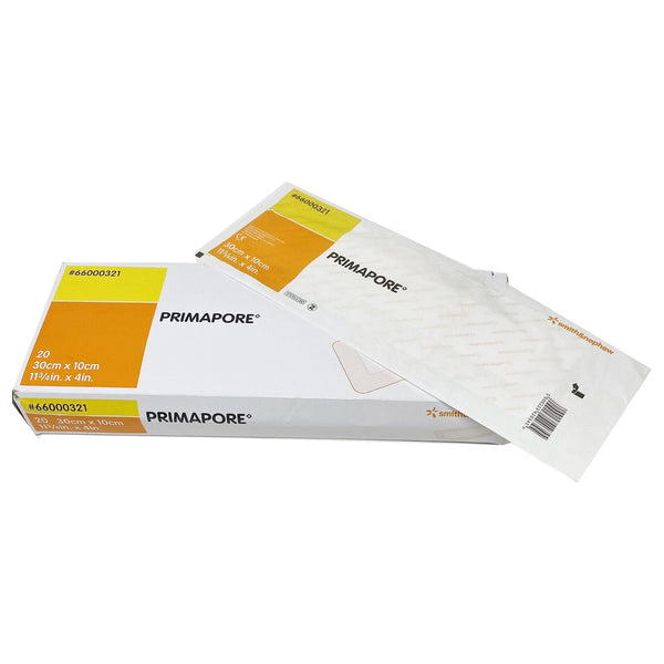 Primapore Island Dressing 4 X 11-3/4 Inch Rectangle Sterile Film Backing (364692_EA) 1/EA