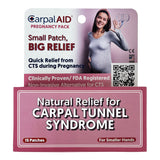 Carpal AID® Patch Pregnancy Hand-Based Carpal Tunnel Support Plastic Left or Right Hand Clear Small (1233612_CS) 720/CS
