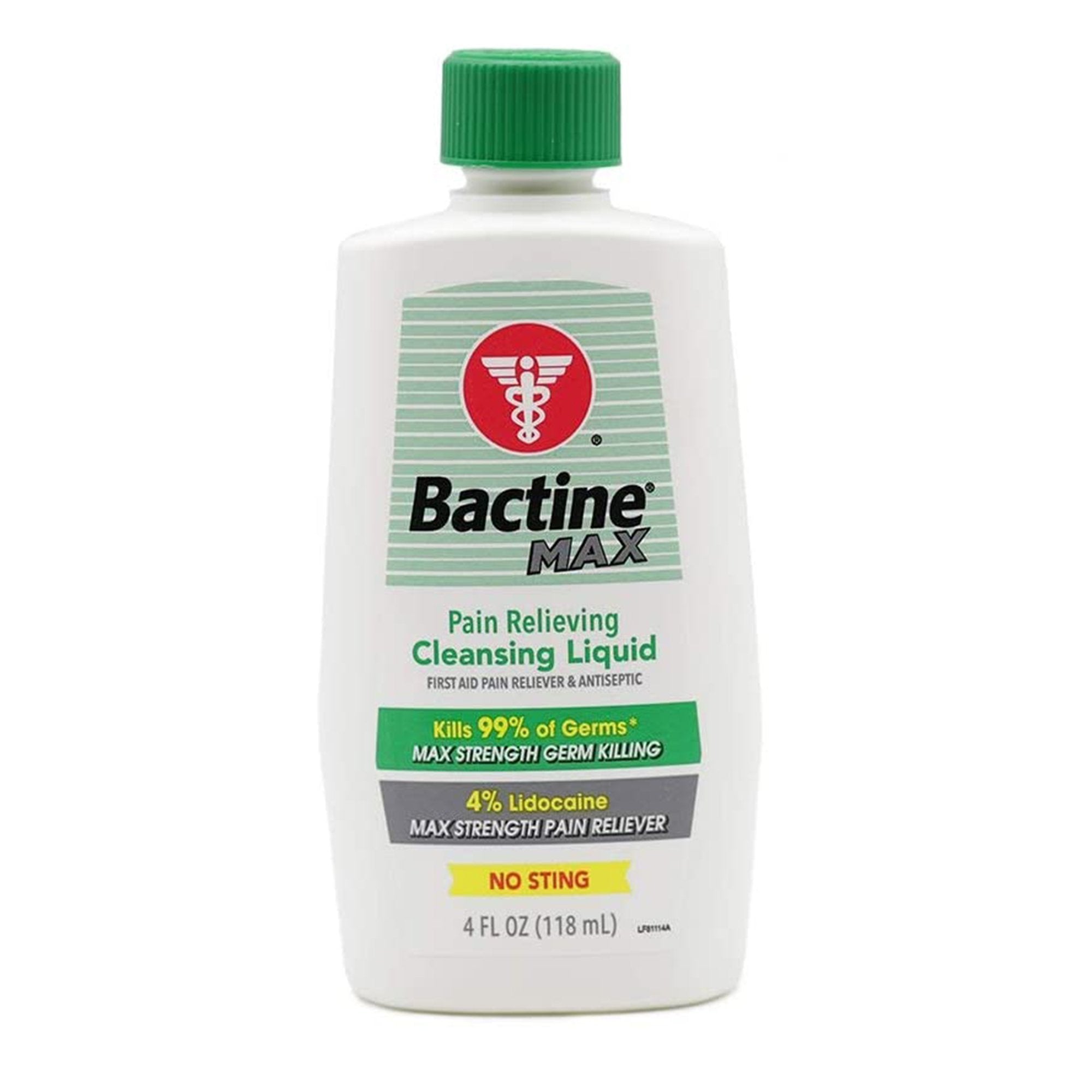 Bacticine Bactine® MAX Pain Relieving Antiseptic BZK (Benzalkonium Chloride) / L ...