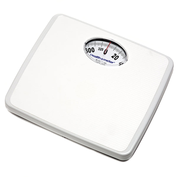 Health O Meter® Floor Scale Dial Display 330 lbs. Capacity White Analog (689025_CS) 2/CS