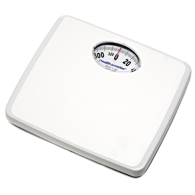 Health O Meter® Floor Scale Dial Display 330 lbs. Capacity White Analog (689025_CS) 2/CS