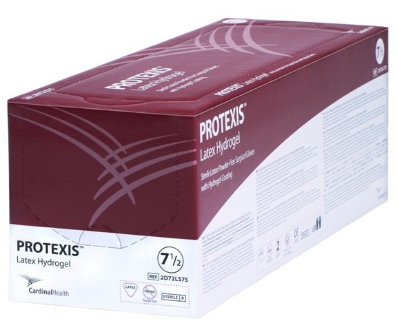 Protexis™ Latex Hydrogel Surgical Glove Size 8 Sterile Latex Standard Cuff Length Smooth Translucent Yellow Not Chemo Approved (806534_BX) 50/BX