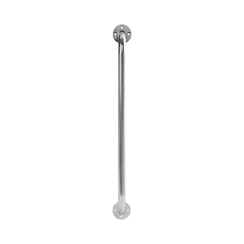 drive™ Wall Grab Bar Chrome Finish Knurled Steel (839763_EA) 1/EA