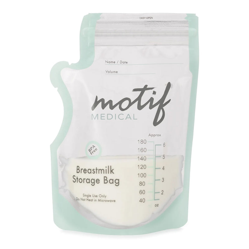Motif Medical® Breast Milk Storage Bag 8 oz. Plastic (1196073_PK) 40/PK