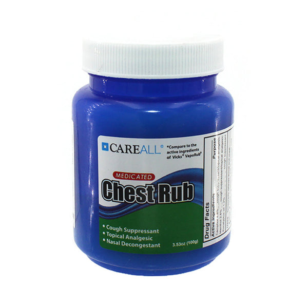 CareAll® Chest Rub 4.8% - 1.2% - 2.6% Strength Ointment 3.53 oz. (886739_EA) 1/EA