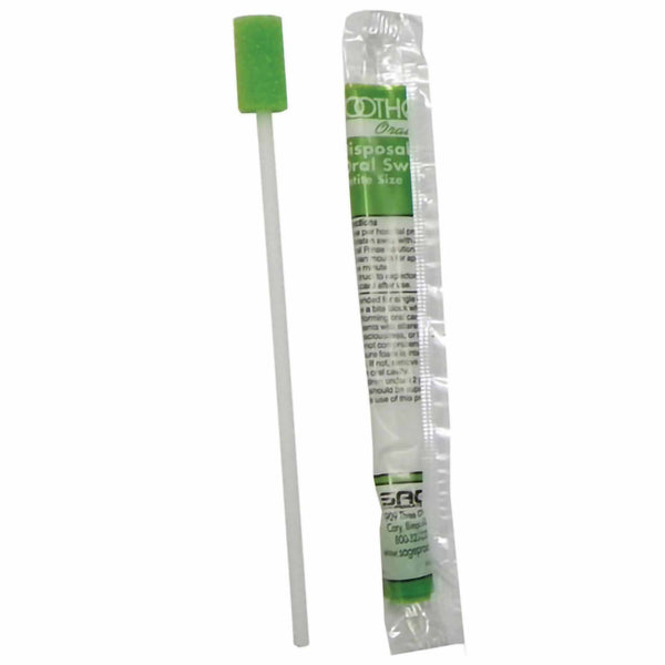 Toothette® Plus Petite Oral Swab Untreated Foam Tip 1 per Pack (823320_EA) 1/EA