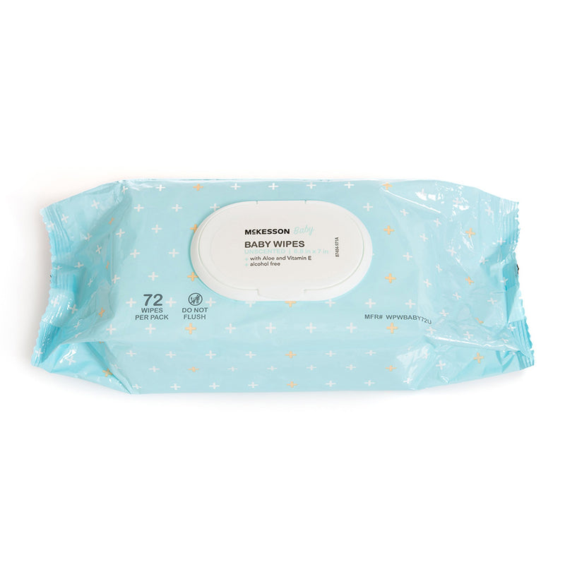 McKesson Baby Wipe Soft Pack Unscented 72 Count (999737_CS) 864/CS