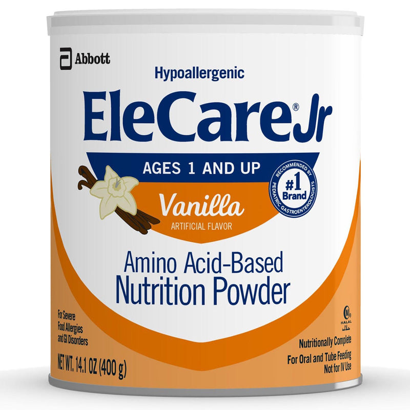 EleCare® Jr Pediatric Oral Supplement Vanilla Flavor 14.1 oz. Can Powder Amino Acid Protein Maldigestion (772261_CS) 6/CS
