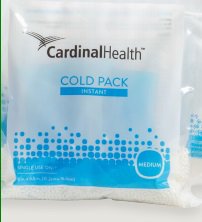 Cardinal Health™ Non-Sweat Instant Cold Pack General Purpose Medium 6 X 6-1/2 Inch Plastic / Ammonium Nitrate / Water Disposable (1051394_CS) 32/CS