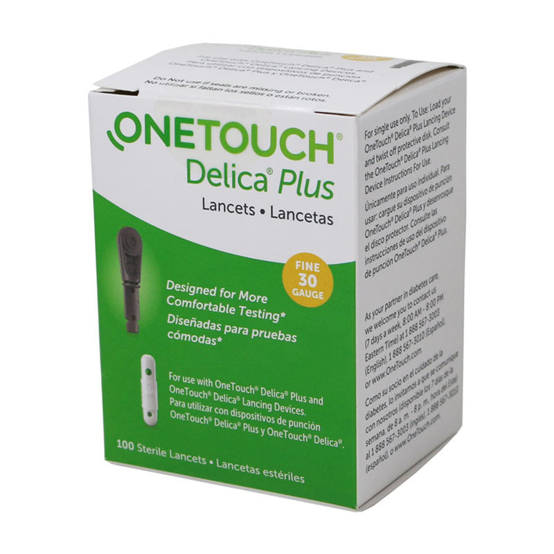OneTouch® Lancet for Lancing Device 30 Gauge Non-Safety Twist Off Cap Finger (1151251_CS) 2400/CS