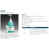 Scan® Ultrasound Gel Medium Viscosity 1 gal. Bottle NonSterile (62073_CS) 4/CS