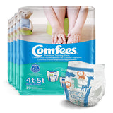 Comfees® Male Toddler Training Pants Pull On with Tear Away Seams Size 4T to 5T Disposable Moderate Absorbency (907039_CS) 114/CS
