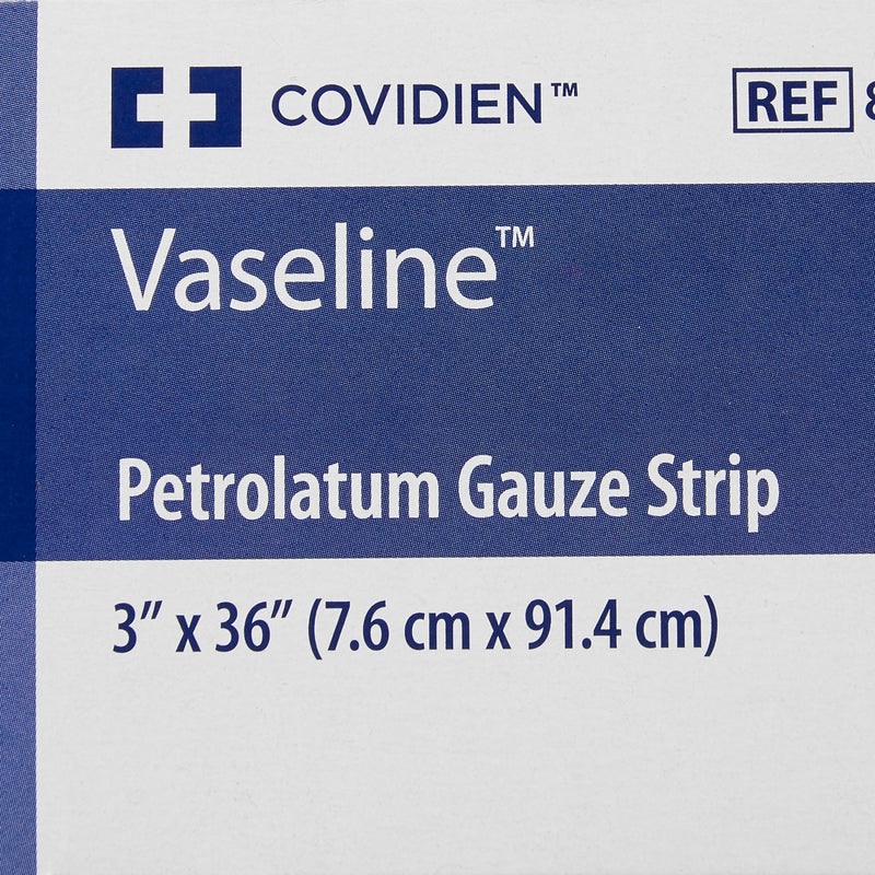 Vaseline® Petrolatum Impregnated Dressing Strip 3 X 36 Inch Sterile (46145_CS) 72/CS