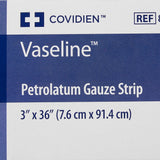 Vaseline® Petrolatum Impregnated Dressing Strip 3 X 36 Inch Sterile (46145_DZ) 12/DZ