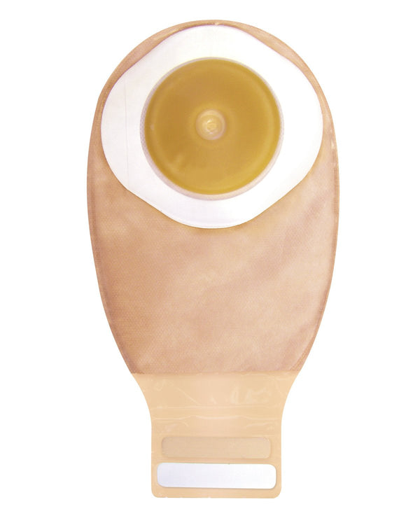 Esteem®+ Ostomy Pouch One-Piece System 12 Inch Length Convex, Pre-Cut 1-1/8 Inch Stoma Drainable (812708_BX) 10/BX