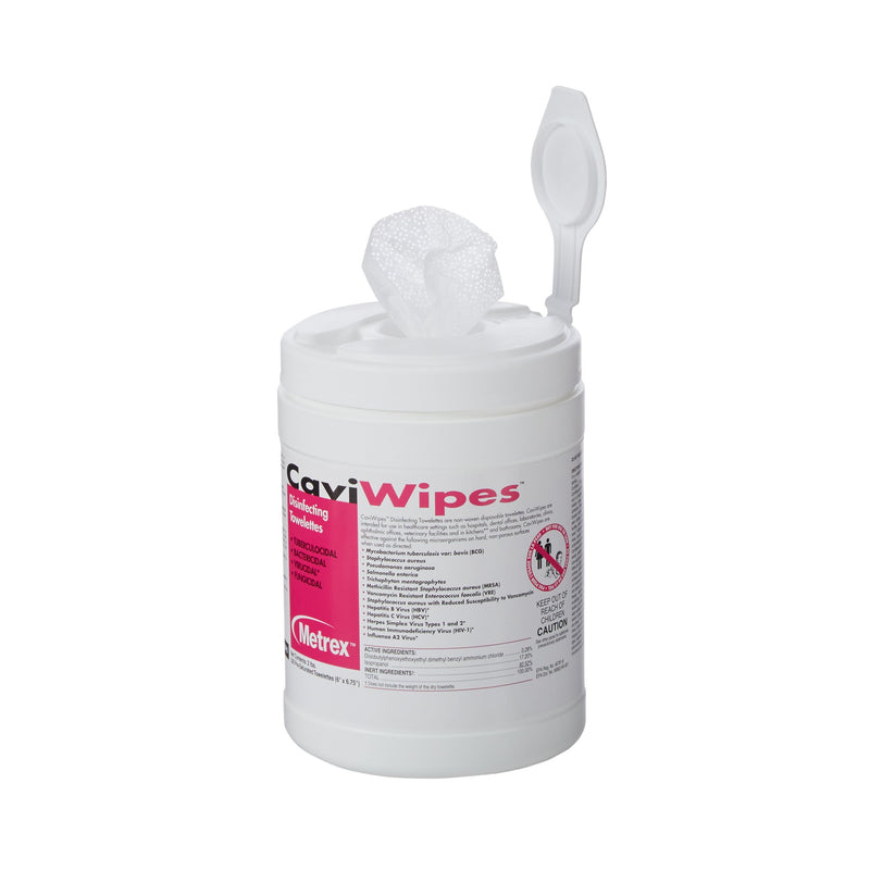 CaviWipes™ Surface Disinfectant Premoistened Alcohol Based Manual Pull Wipe 220 Count Canister Alcohol Scent NonSterile (884611_CN) 1/CN