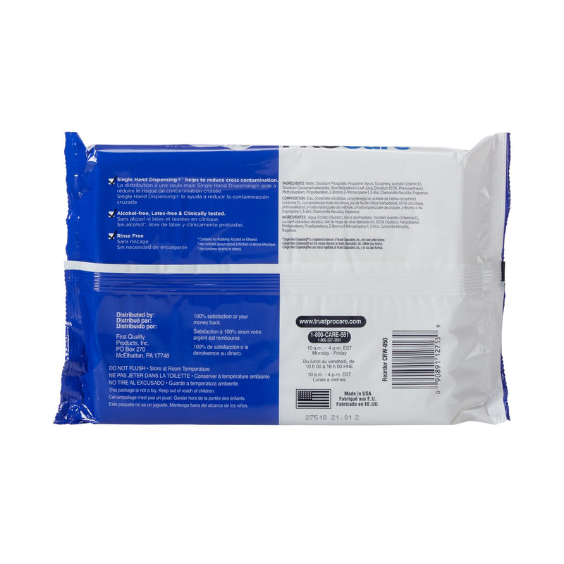 ProCare™ Personal Cleansing Wipe Soft Pack Scented 50 Count (802115_PK) 50/PK