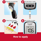 Accu-Chek® Blood Glucose Test Strips 100 Strips per Pack (1148721_BX) 100/BX