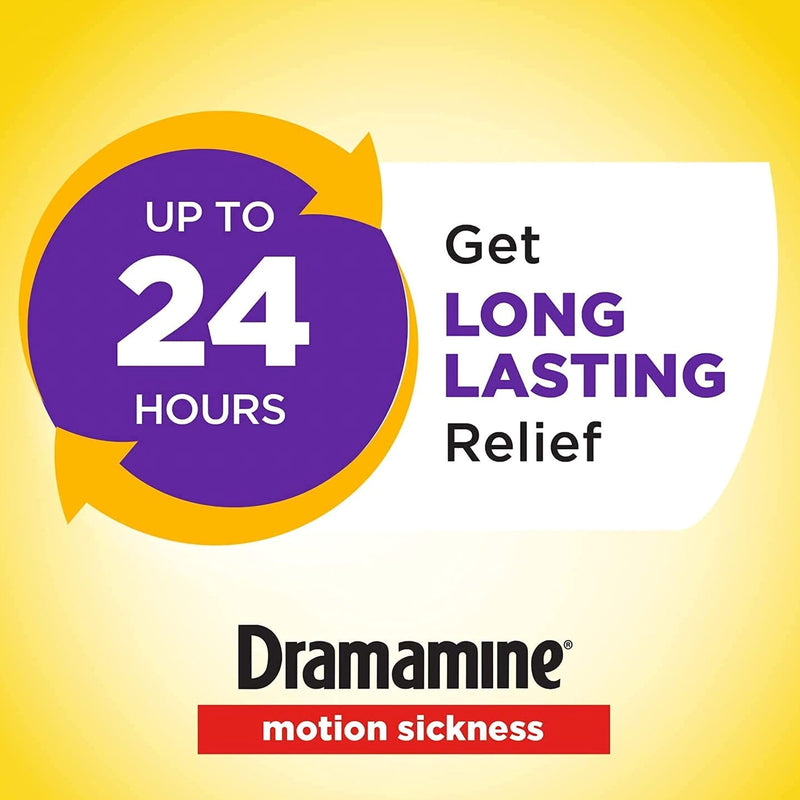 Dramamine® Motion Sickness All Day Less Drowsy Nausea Relief 25 mg Strength Tablet 8 Per Box (1231452_BX) 8/BX