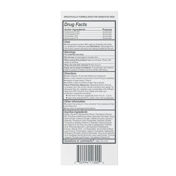 Cetaphil® Daily Oil-Free Facial Moisturizer with Sunscreen 3 oz. Pump Bottle Unscented Lotion (1230046_EA) 1/EA