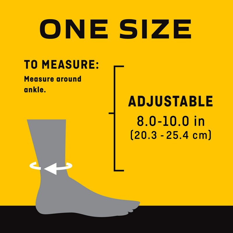 3M™ Futuro™ Sport Deluxe Ankle Stabilizer One Size Fits Most D-Ring / Hook and Loop Strap Closure Foot (971901_EA) 1/EA