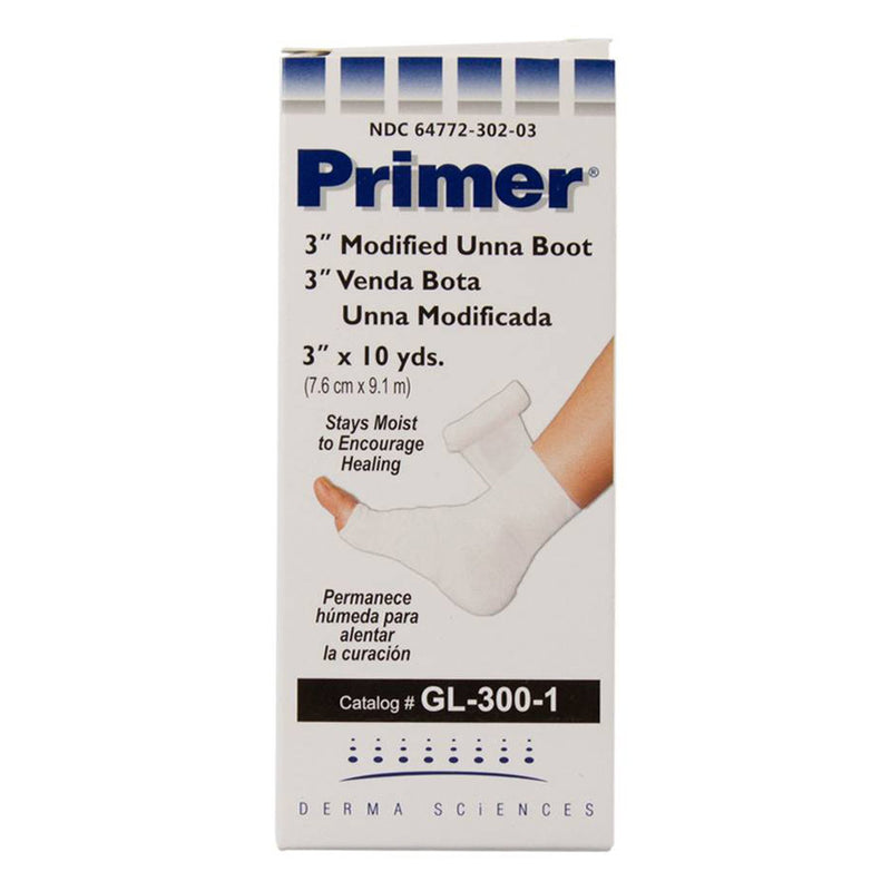 Primer® Unna Boot Zinc Oxide 3 Inch X 10 Yard (196999_EA) 1/EA