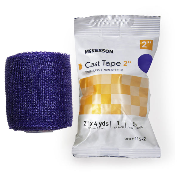 McKesson Cast Tape 2 Inch X 12 Foot Fiberglass Purple (733688_BX) 10/BX