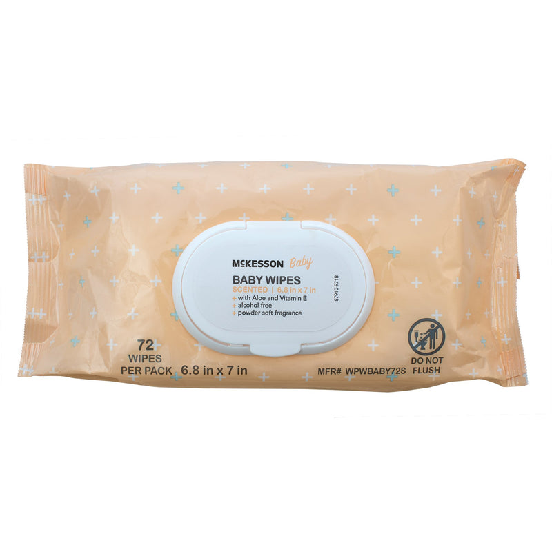 McKesson Baby Wipe Soft Pack Scented 72 Count (999738_PK) 72/PK