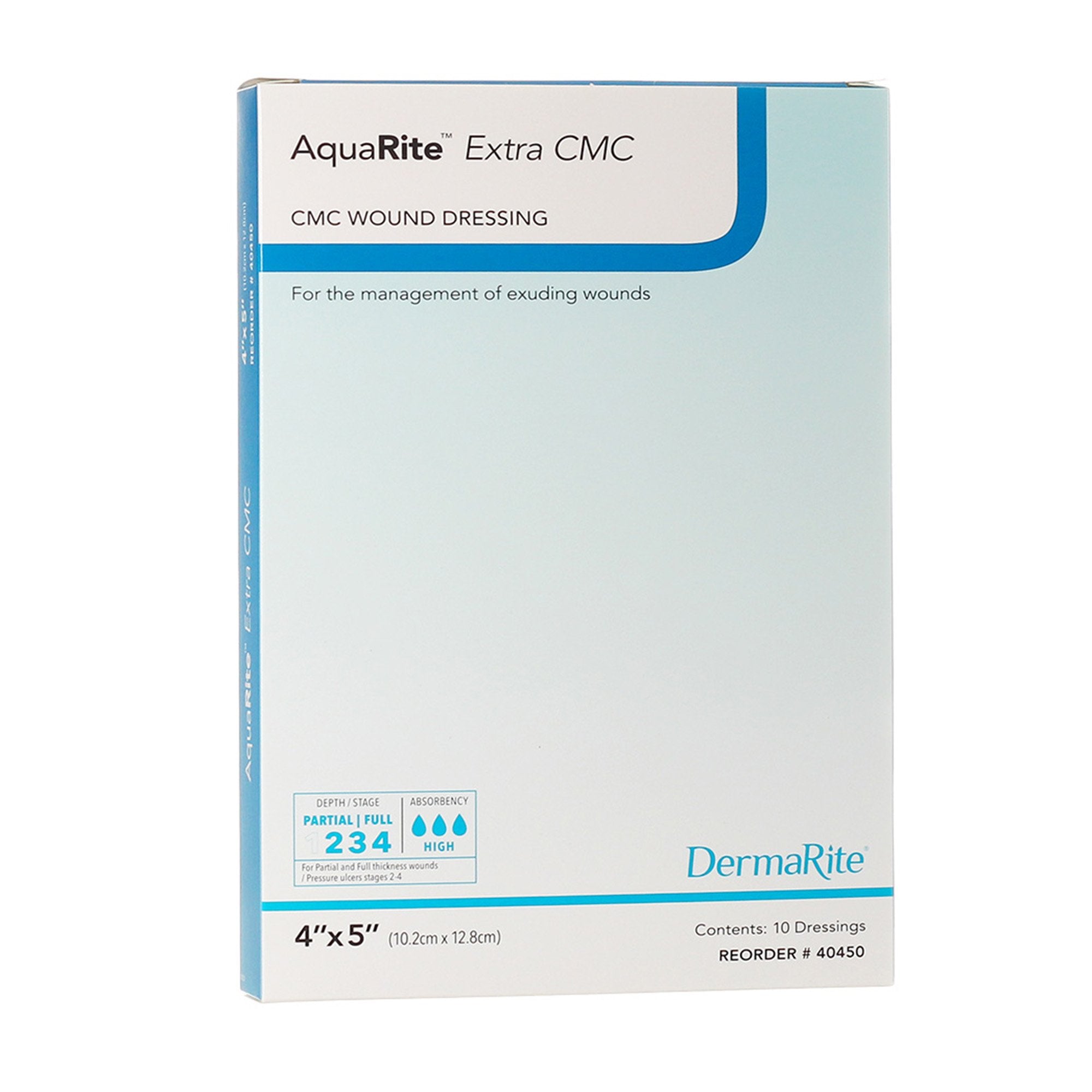 AquaRite™ Extra CMC Gelling Fiber Wound Dressing 4 X 5 Inch Rectangle ...