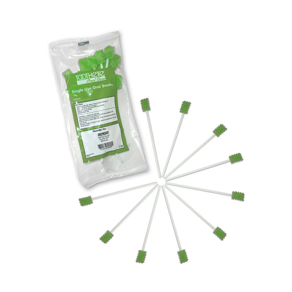 Toothette® Plus Oral Swab Untreated Foam Tip 1 per Pack (318095_EA) 1/EA