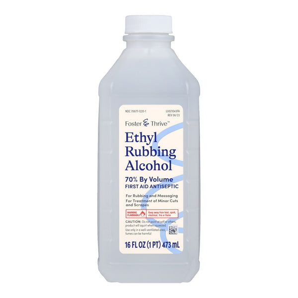 Foster & Thrive™ Antiseptic Ethyl Alcohol Topical Liquid 16 oz. Bottle (1245011_CS) 12/CS