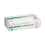McKesson Confiderm® Exam Glove Large NonSterile Latex Standard Cuff Length Textured Fingertips Ivory Not Rated (921594_BX) 100/BX