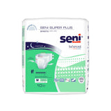 Seni® Super Plus Unisex Adult Incontinence Brief Medium Disposable Heavy Absorbency (1163825_CS) 40/CS