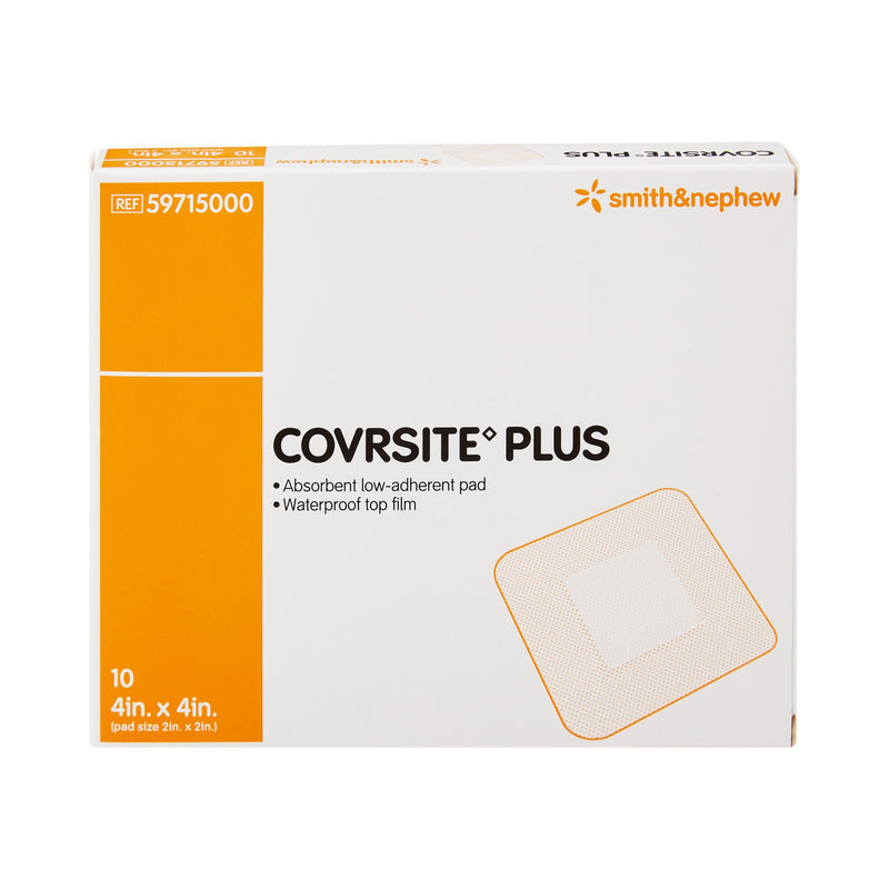 COVRSITE Plus Composite Dressing 4 X 4 Inch Square NonSterile Film Backing (407732_BX) 10/BX