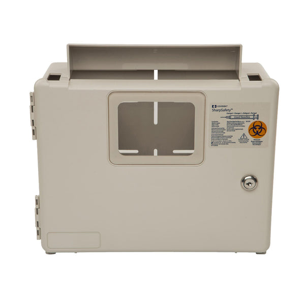 Monoject™ Sharps Container Cabinet / Wall Enclosure ABS Plastic Wall Mount Locking (1210760_CS) 1/CS