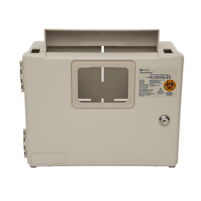 Monoject™ Sharps Container Cabinet / Wall Enclosure ABS Plastic Wall Mount Locking (1210760_CS) 1/CS