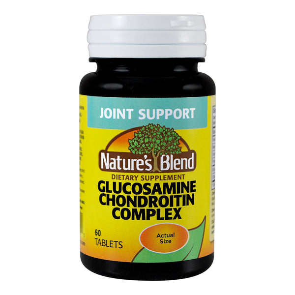 Nature's Blend Joint Health Supplement Glucosamine Sulfate / Chondroitin Sulfate 250 mg - 200 mg Strength Capsule 60 per Bottle (861278_BT) 1/BT